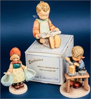 3 Vintage Hummel Porcelain Figurines TM6