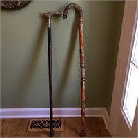 Pair of vintage canes