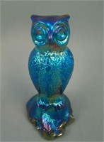 5 ½” Tall signed Robert Hansen Lg. Owl on a Stump