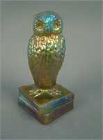 3 ½” Tall signed Robert Hansen Figural Owl on