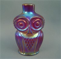 7 ½” Tall signed Robert Hansen Figural Owl Bottle