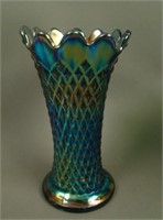 7 ½” Tall N Diamond Point Squatty Swung Vase –