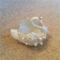 Vintage Porcelain decorative swan