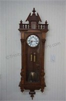 Antique Victorian Regulator Wall Clock ca.1890
