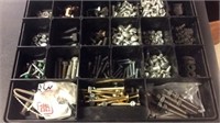 Case Organizer Of Assorted Bolts And Nuts