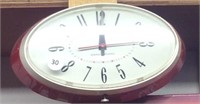 General Electric Red Kitchen Clock