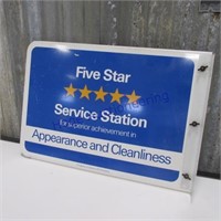 Five Star Service Station- double sided