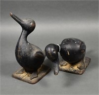 Pair Cast Iron Door Stops