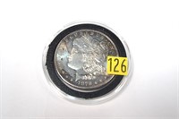 1878-S Morgan dollar, gem BU