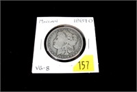 1889-O Morgan dollar, VG-8