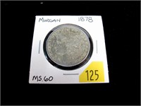 1878 Morgan dollar, MS-60