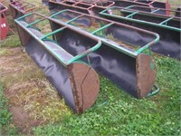 2 - 10' Green Feed Troughs