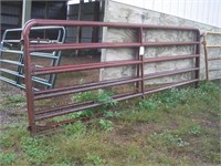 2 - 12' Red Steel Gates