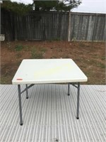 36" Square Plastic Folding Table