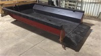 8' Steel Slide In Dump Box with electric hoist