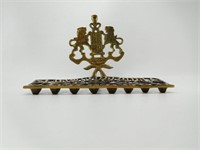 Candlestick and menorah