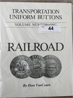 Railroad by VanCourt, Railway Buttons, Badges