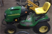 John Deere L130 garden tractor, runs, 640 hrs