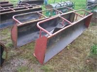 2 - 10' Red Feed Troughs