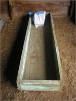 7' Wood Foot Bath w/ Bag of Copper Sulfate