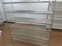 5ft wide Wire 6 Tiered Shelving Unit/Rack