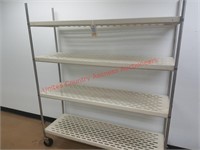 6ft 4 Tiered Metal Shelving