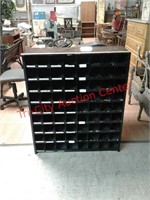 > Metal pigeon hole storage cabinet