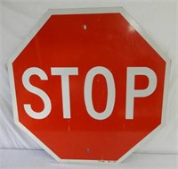 STOP S/S PAINTED METAL SIGN
