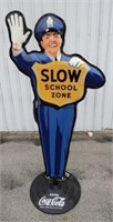 1957 COCA-COLA "POLICEMAN" SCHOOL ZONE GUARD