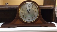 Sessions wood case electric mantel clock, tested
