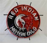 RED INDIAN MOTOR OIL 2 COLOR NEON