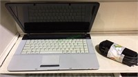 Sony laptop with electric cord, not tested, (904)