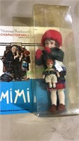 Norman Rockwell character doll, Mimi , new in the