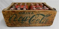 DRINK COCA-COLA WOODEN 4 CARTON CARRIER