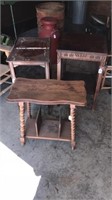 Three vintage tables