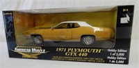 1971 PLYMOUTH GTX 440 MODEL CAR / BOX