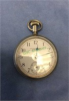 Knickerbocker New York pocket watch, with enamel,