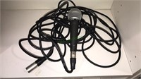 Shure microphone model SM 48 with the cable,