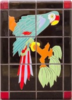 Catalina Art Pottery Tile "Tropical Parrot"