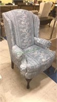 Morgan Stewart wing back chair with Queen Anne