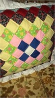 Two Hand stitched Quilt Pillow Cases