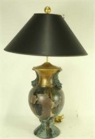 BURTS CASON SIGNED LAMP