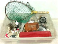 Fishing Items and Rifle Cleaning Kit