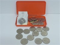 Twenty-Seven 1983 Canadian Dollar Coins