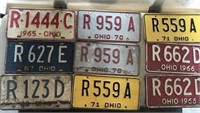 9 License Tags