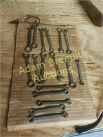 17 small Steel wrenches