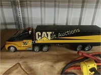 Caterpillar toy semi truck