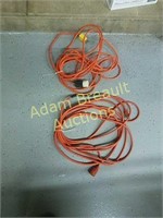 Two 15 foot extension cords