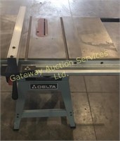 Delta  Electric 10" table saw