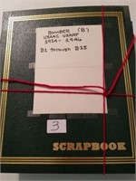 3 scrapbooks